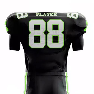 Uniforme de Fútbol Americano Personalizado para Hombre, 100% Poliéster, Transpirable, de Secado Rápido, Ecológico, Tallas Grandes, Diseño Personalizado - Product Image 4