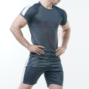 Camiseta Deportiva Personalizada con Logotipo, Unisex, Cuello en V, Manga Corta, Secado Rápido, Transpirable, Antiestática, de Poliéster/Algodón, para Gimnasio, Fitness y Entrenamiento - Product Image 2