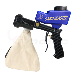 Pistola de chorro de arena al vacío de aire ecológico con bolsa para el polvo | Kit de limpieza de material abrasivo ABS reciclable - Product Image 6