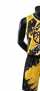 Maillots de basket personnalisés de qualité supérieure pour femmes et ensembles d'uniformes d'équipe sans manches, col rond, respirants, en Spandex/Nylon - Product Image 3