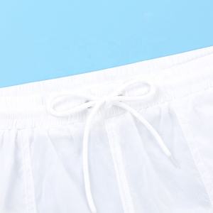 Shorts de bain pour hommes transparents à cordon de serrage, séchage rapide, avec slip en maille intégré, coupe ample, pour l'extérieur - Product Image 5