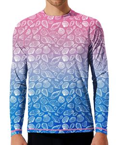 Camiseta de Natación Personalizada para Hombre, Manga Larga, Secado Rápido, Poliéster, Sublimación, Venta al Por Mayor, Fabricante OEM - Product Image 3