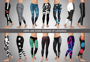 Leggings de sublimation pour femmes, tendance du moment, impression personnalisée complète, quantité en gros, effet galbant, sport, meilleur fournisseur d'usine, nouvelle arrivée - Product Image 6