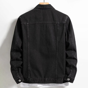 High Quality Winter Casual Wear 100% Cotton Canvas Stand <b>Jacket</b> for <b>Men</b> Custom Embroidered Front Logo <b>Long</b> Style Streetwear - Product Image 3