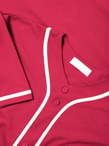 Vêtements de sport à bas prix, maillot de baseball nouveau design, léger, maillot de baseball uni fabriqué au Pakistan - Product Image 6