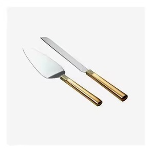 Modern Table Metal <b>Cake</b> <b>Server</b> Set Stainless Steel <b>Cake</b> Knife and <b>Server</b> Party Dessert Set - Product Image 5
