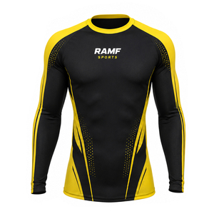 Eco-Friendly No Gi Mma <b>Men</b> <b>Compression</b> <b>Shirt</b> Rash Guard Swim Custom Mma <b>Men</b> Rashguards Bjj-Rash-Guard - Product Image 1