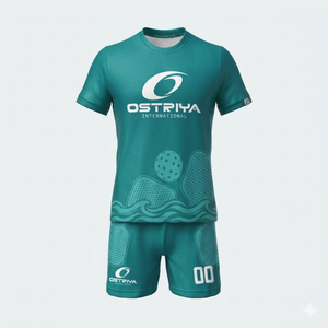 Uniforme de Pickleball para Hombre con Impresión por Transferencia de Calor, Secado Rápido, Corte Regular, Manga Corta, Nombre del Equipo Personalizado, Ropa de Tenis de Padel - Product Image 4