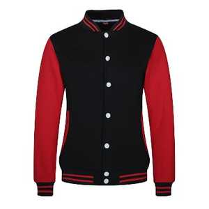 OEM Custom Logo Baseball Letterman Varsity <b>Jacket</b> for <b>Men</b> Stand Collar Plain Canvas <b>Jacket</b> for Spring Season - Product Image 1