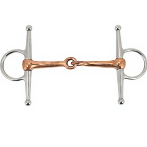 Copper Twisted Wire Full Cheek Horse Bit Stainless Steel Equestrian Riding Equipment by Riaz Jamal intel - Product Image 5