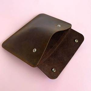 Factory Wholesale Custom Logo Durable Vintage Business Sling Genuine Leather <b>Laptop</b> <b>Sleeve</b> for Men Protective Design LS-0218 - Product Image 6