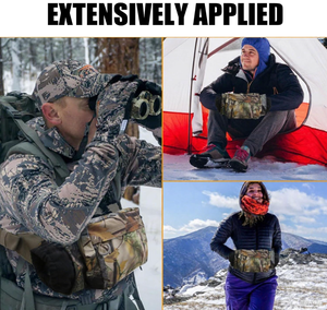 กระเป๋าอุ่นมือลายพรางพรีเมียม 2026 พร้อมซิป สายสะพายไหล่ปรับได้ น้ำหนักเบา สำหรับกิจกรรมกลางแจ้ง ถุงมือกันหนาว ตกปลาน้ำแข็ง ผลิตโดยอิมรา อิมเพ็กซ์ - Product Image 4