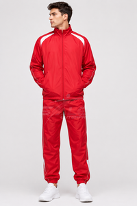Premium Windbreaker Tracksuit Set <b>Jacket</b> and Trousers 100% Polyester Custom Sportswear Wholesale - Product Image 2