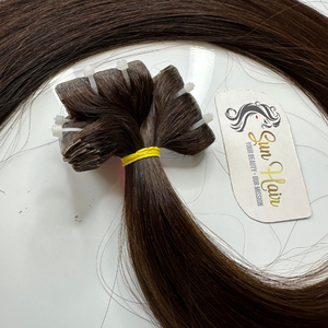 Producto caliente 22 pulgadas SDD cutícula recta alineada crudo vietnamita donante virgen cabello cinta Invisible #3 Color buena onda Natural - Product Image 2