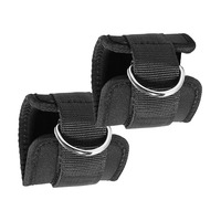 Sangles de cheville rembourrées respirantes antidérapantes de qualité supérieure pour machines à câbles, brassards de gym réglables pour les exercices de fessiers et les entraînements des jambes