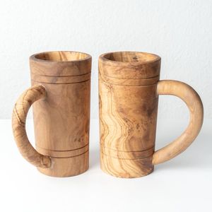 Wooden Mug Handmade Natural Wood Coffee <b>Cup</b> Eco Friendly <b>Reusable</b> Drinking Mug for Kitchen with Best Supply - Product Image 2