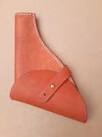 Étui en cuir marron de qualité supérieure, universel, tactique et pour la défense personnelle, étuis tactiques pour armes à feu