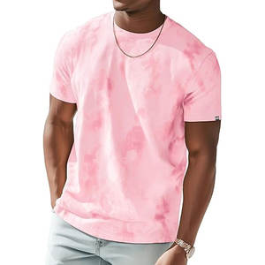 Camisetas de Cuello Redondo para Hombre, Ligeras, de Manga Corta, con Estampado Moderno, Estilo Hipster, Tie-Dye, Casuales, de Verano, Streetwear, con Gráficos - Product Image 1