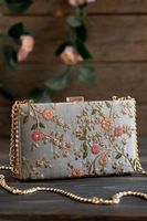 Meilleures pochettes de soirée brodées pour femmes, faites à la main, en coton, avec cristaux, diamants, strass, pour mariage, dîner, personnalisées