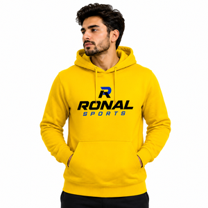เสื้อฮู้ดดี้ผู้ชายทรงปกติ ผ้าคอตตอน 100% หนัก 360 กรัม คุณภาพสูง สไตล์สตรีทแวร์ สำหรับฤดูหนาว  พร้อมกระเป๋าถัก  รับสกรีนโลโก้ตามสั่ง - Product Image 2
