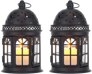 Portavelas de Aluminio Fundido Hecho a Mano de Inspiración Vintage para un Ambiente Acogedor, Uso en Interiores/Exteriores, Decoración Navideña, Estilo Indio - Product Image 5