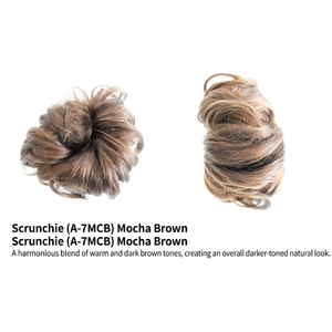 Chignon synthétique coréen pour femme, extension de chignon élastique, postiche pour chignon ou coiffure relevée (A-7) - Product Image 1