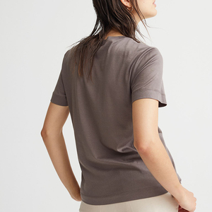T-shirt pour femme sur mesure, taille XL, col rond, manches courtes, coupe ample, polyester/coton, impression sérigraphique, été, best-seller - Product Image 3