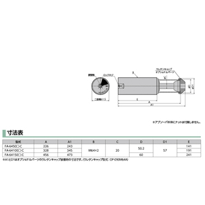 Có thể điều chỉnh shock absorber FA-6450 / FA-64100 / FA-64150 loạt - Product Image 2