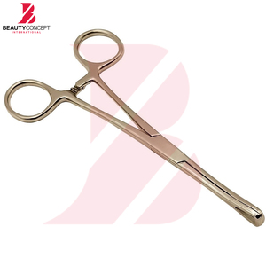 Pince chirurgicale réutilisable pour piercing, outil médical en acier inoxydable, poignée antidérapante, pointe de précision, sans rouille, pour nez, oreilles, lèvres - Product Image 2