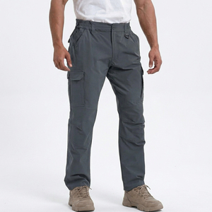 Custom Multi Pocket Cargo Pants <b>Men's</b> Outdoor Performance Workwear Utility Trousers <b>Stretch</b> Fabric OEM Pants - Product Image 1