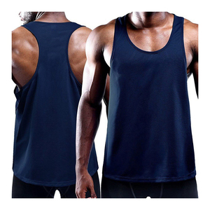 Camiseta sin Mangas Amarilla para Hombre, Modelo 2026, Más Vendida, Color Sólido, Tejida, Cuello Redondo, Secado Rápido, Estilo Deportivo, Compresión - Product Image 5