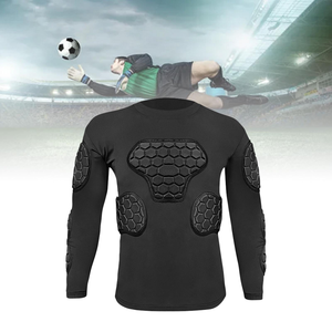 Outdoor Com Bat Padded Compression Shirts Pants EVA Goalie Body Armor Suit Impact Resistance Padded Fitness Gear For Men - Product Image 5