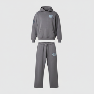 <b>Plain</b> <b>Tracksuit</b> Set Custom Screen Printing High Quality Ready Low Price Sportswear Supplier - Product Image 1