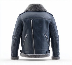 Champ King VESTE EN CUIR ET POILS DE HAUTE QUALITÉ PREMIUM COOL ET ÉLÉGANTE - Product Image 2