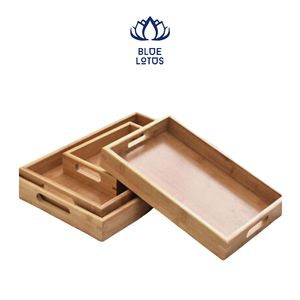 Bandeja de madera sostenible superventas, plato artesanal novedoso para servir alimentos, tabla para charcutería y postres, suministro al por mayor - Product Image 1