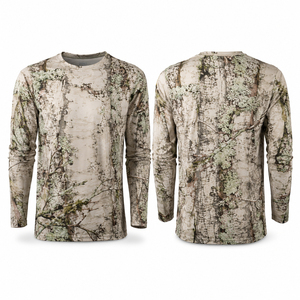 เสื้อเชิ้ตพรางลายพรางแขนสั้นผ้าโพลีเอสเตอร์ระบายอากาศสำหรับผู้ชาย เหมาะสำหรับการล่าสัตว์และกิจกรรมกลางแจ้งในฤดูร้อน ไซส์ S-3XL - Product Image 1