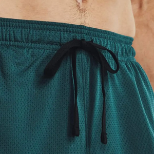 Pantalones cortos de baloncesto para hombre, de poliéster sublimado de doble capa, informales, cortavientos, con cordón ajustable, para gimnasio, cancha y práctica. - Product Image 4