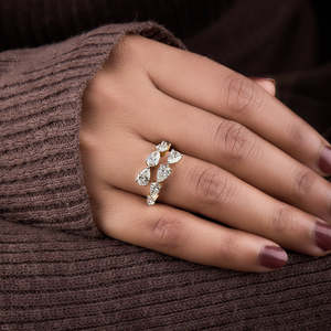 ห่อเพชรรูปลูกแพร์/แหวนบายพาส - Product Image 5