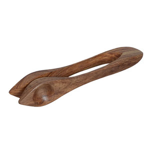 Cuchara rítmica de madera hecha a mano, instrumento de percusión musical, cuchara de madera natural para música folclórica, para músicos profesionales y principiantes - Product Image 1