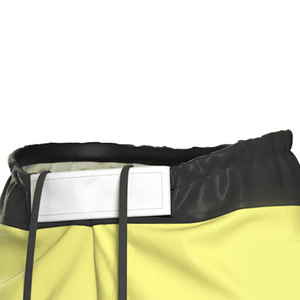 Shorts de boxe jaunes pour hommes, taille élastique, respirants, en polyester, pour l'entraînement et les combats, toutes saisons - Product Image 5