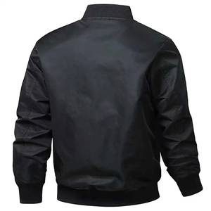 Veste bomber zippée streetwear avec logo personnalisé, qualité supérieure, veste bomber d'hiver pour hommes, veste bomber pour garçons - Product Image 4