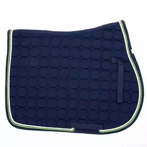 Best Quality Eco-friendly Material Factory Directly Dressage Riding Horse Saddle <b>Pads</b> Wholesale Cotton Satin Numnah Blanket <b>Foam</b> - Product Image 5