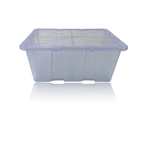 Caja de Almacenamiento Rectangular Transparente de Plástico PP con Tapa Ventilada para Uso Doméstico - Product Image 5