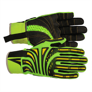 Guantes de Seguridad Industriales Antivibración, Guantes de Cuero para Mecánicos con Resistencia a Impactos y Calor, Protección Contra Cortes - Product Image 2