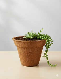Coconut Coir <b>Pot</b> Biodegradable Plant Growing Container Natural Fiber Planter for <b>Vegetable</b> Gardening Outdoor Soil Conditioner - Product Image 5