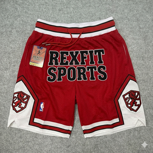 กางเกงบาสเก็ตบอลผ้าฝ้ายคุณภาพสูงสำหรับผู้ชาย REXFIT SPORTS กางเกงออกกำลังกายสั่งทำพิเศษจากผู้ผลิต กางเกงออกกำลังกายน้ำหนักเบา - Product Image 6