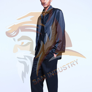 Custom Logo Embroidered <b>Winter</b> Windproof Satin Varsity <b>Jacket</b> Wholesale <b>Cheap</b> Price Men Satin <b>Jackets</b> - Product Image 3