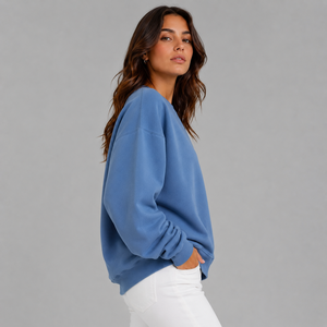 Sudadera para mujer, cálida, de forro polar, cómoda, suave, transpirable, informal, de corte relajado, elegante, perfecta para el día a día. - Product Image 4