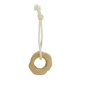 ของเล่นเคี้ยวสำหรับสุนัขทำจากเชือกฝ้ายและไม้กาแฟที่เป็นมิตรกับสิ่งแวดล้อม สำหรับใช้ทุกวัน - Product Image 2