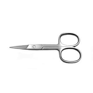 Ciseaux à cuticules incurvés de qualité supérieure 9,5 cm, acier inoxydable professionnel, lame de précision tranchante, outil de manucure et pédicure - Product Image 2